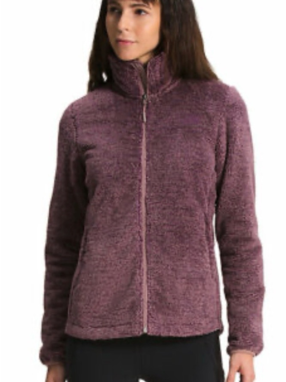The North Face Women's Plush Full-Zip Jacket in Mauve